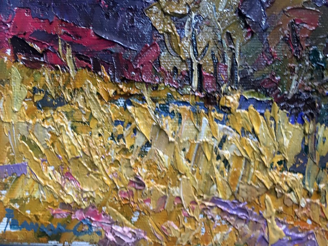 Oil painting Night autumn Kalenyuk Alex - 9
