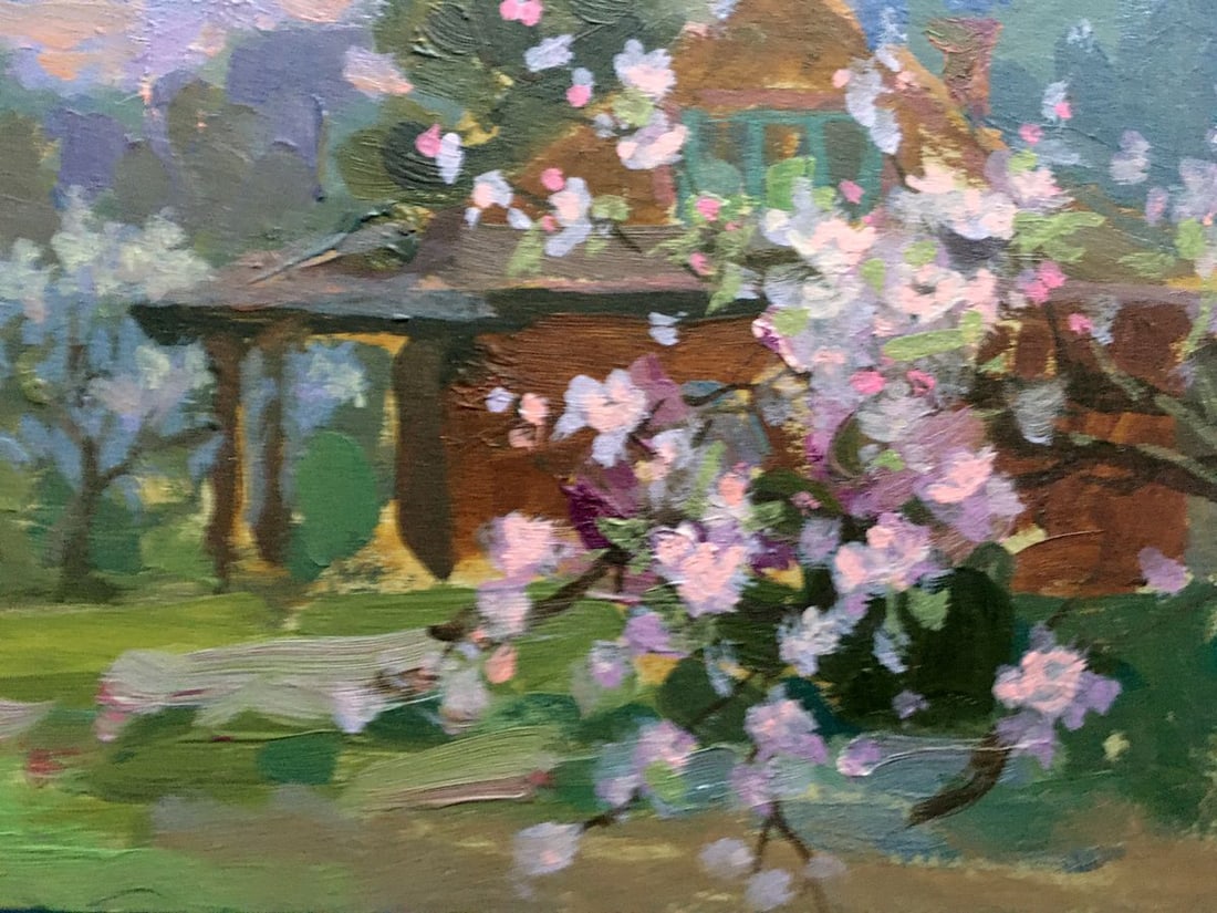Oil painting Evening Batrakov Vladimir Grigorievich - 11