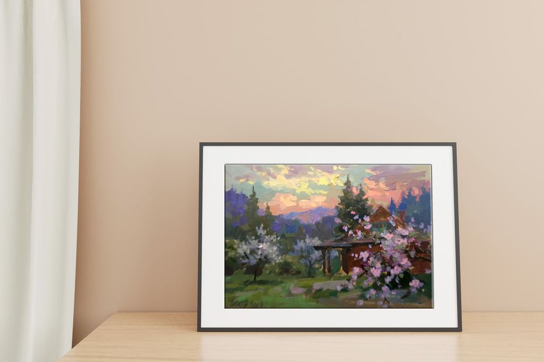 Oil painting Evening Batrakov Vladimir Grigorievich - 2