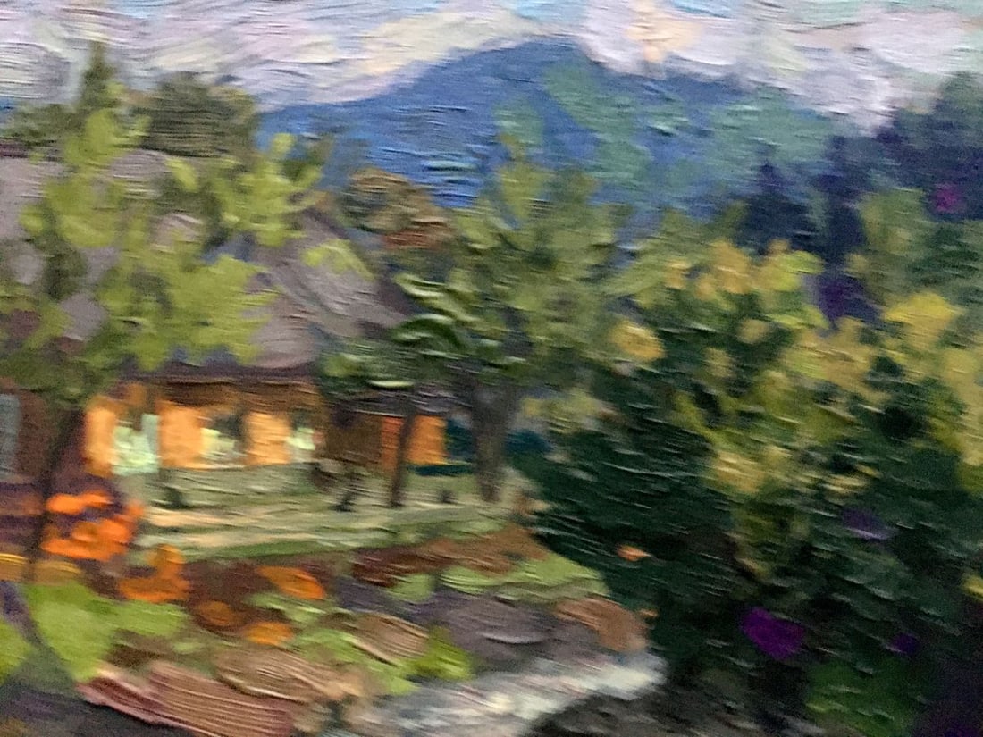 Oil painting Transcarpathian village Batrakov Vladimir Grigorievich - 5