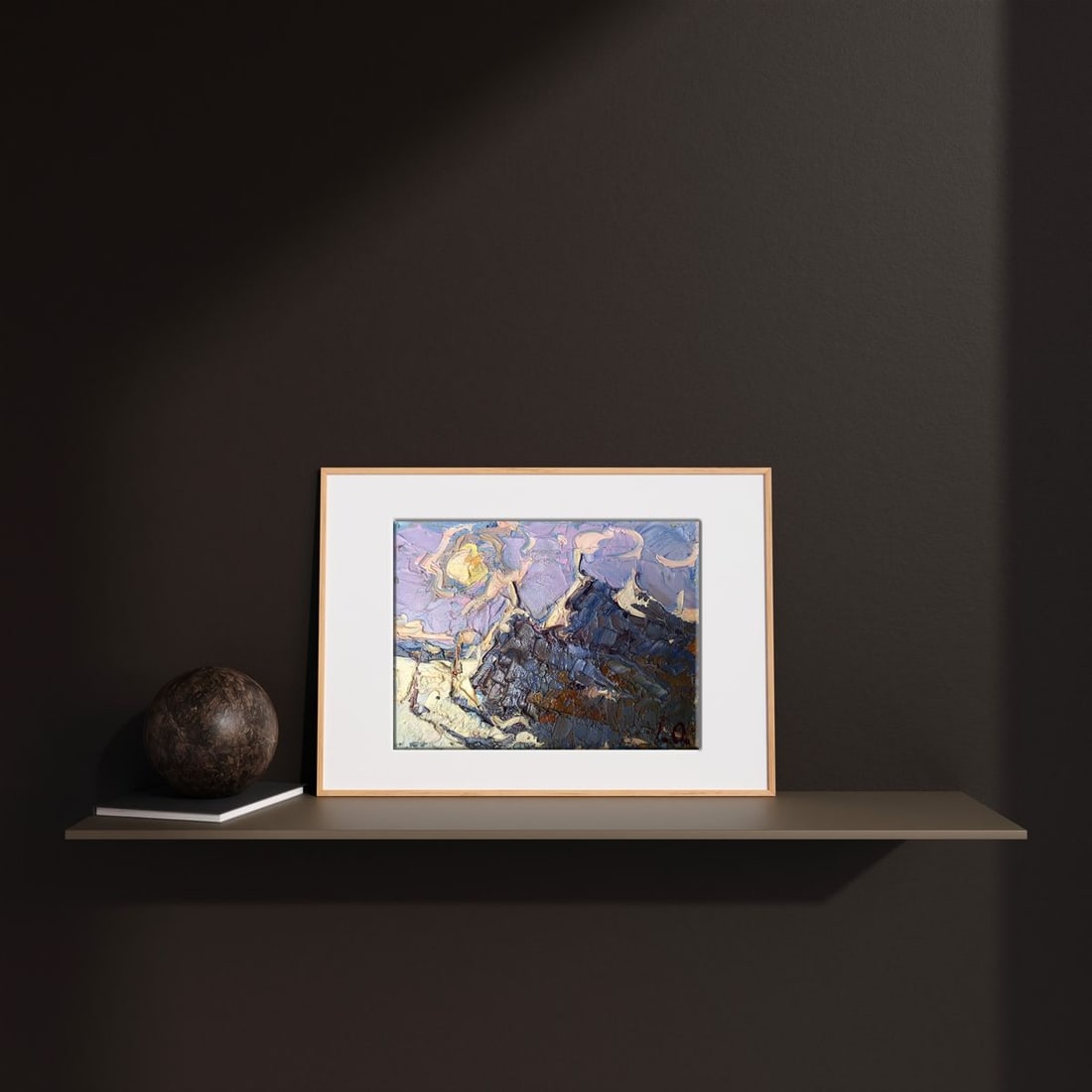Oil painting Month night Kalenyuk Oksana - 3