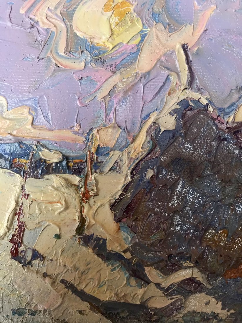 Oil painting Month night Kalenyuk Oksana - 5