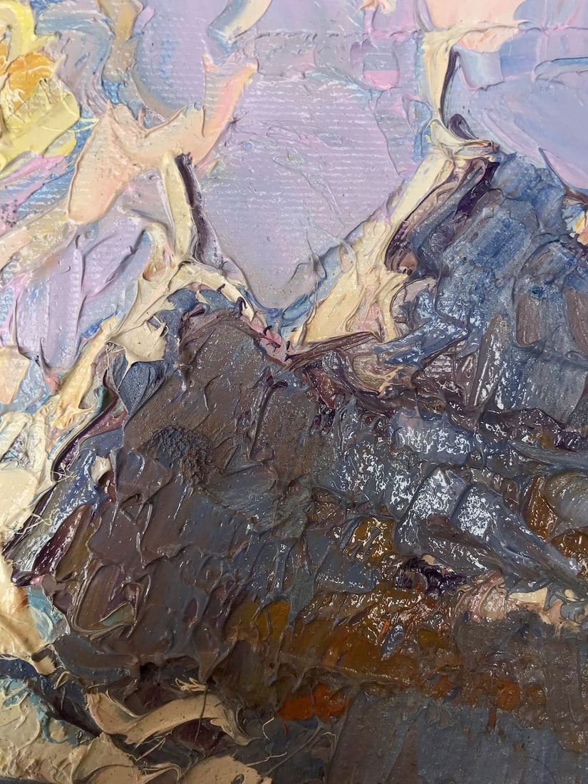 Oil painting Month night Kalenyuk Oksana - 7