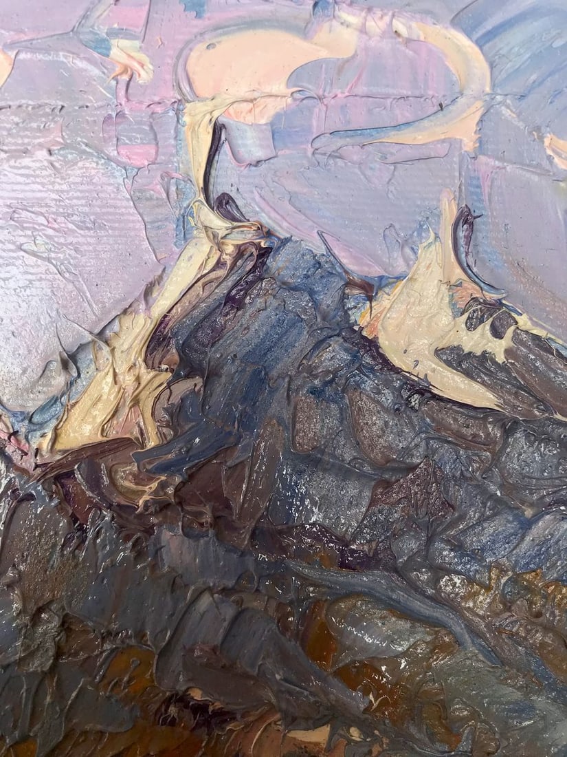 Oil painting Month night Kalenyuk Oksana - 8