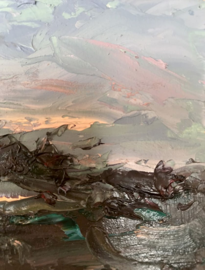 Oil painting The sun is setting Alexander Nikolaevich Cherednichenko - 11
