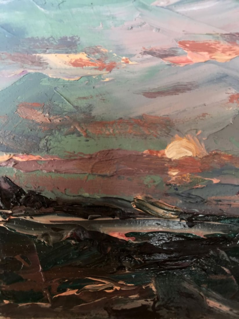 Oil painting The sun is setting Alexander Nikolaevich Cherednichenko - 5