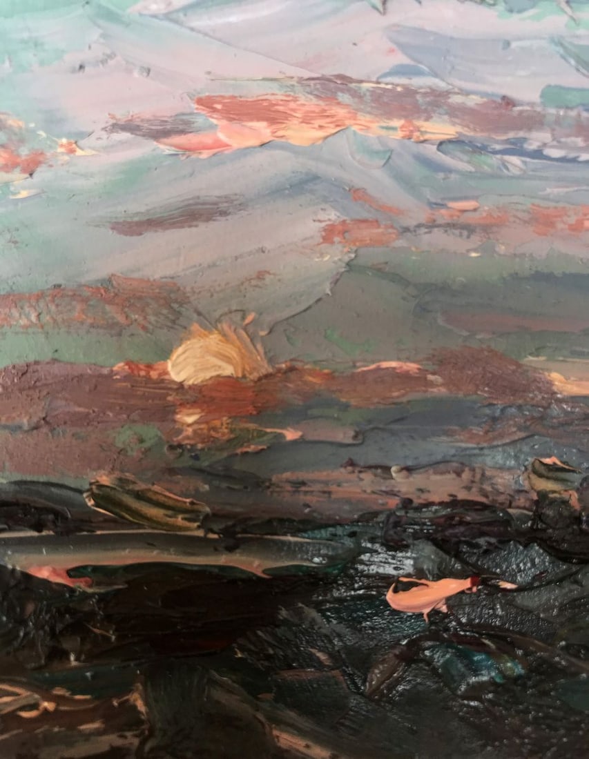 Oil painting The sun is setting Alexander Nikolaevich Cherednichenko - 6