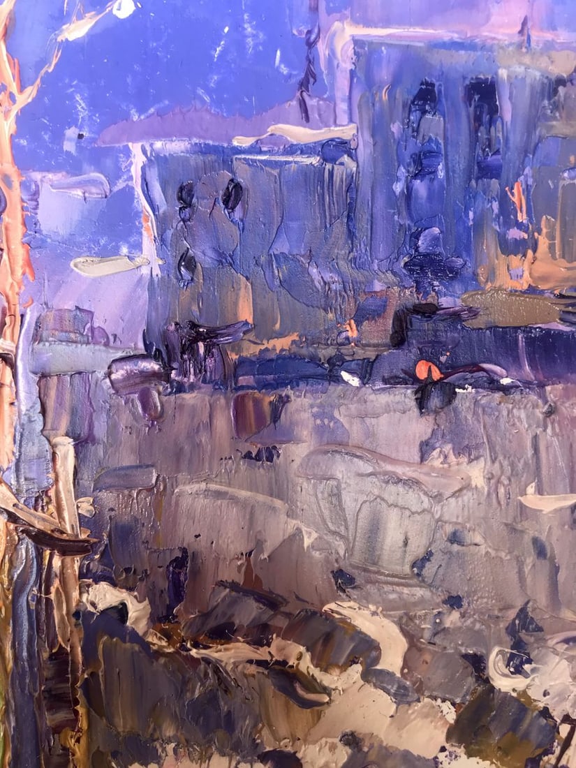 Oil painting Spring in the City Kalenyuk Alex - 10