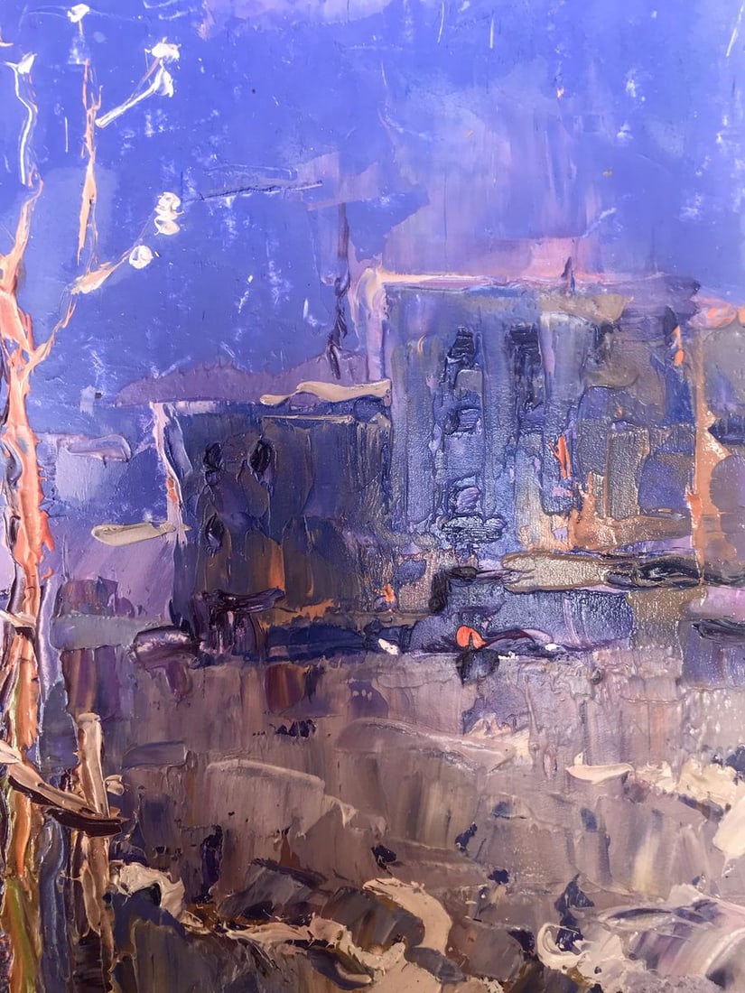 Oil painting Spring in the City Kalenyuk Alex - 7