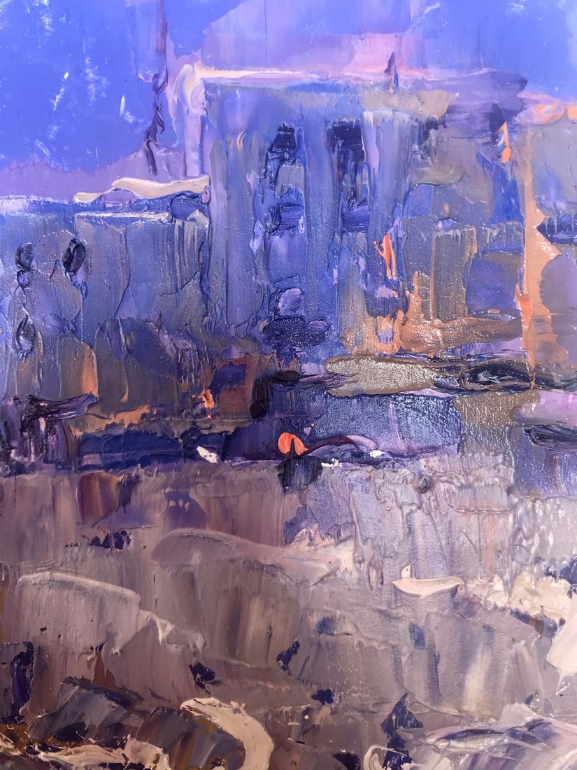 Oil painting Spring in the City Kalenyuk Alex - 8