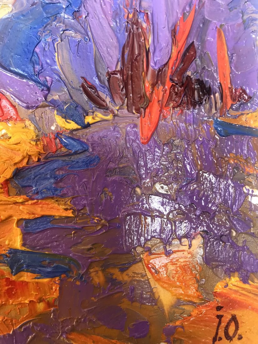 Oil painting A warm autumn evening Kalenyuk Alex - 11