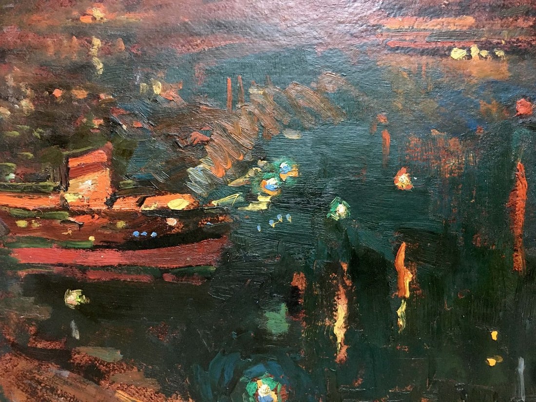 Oil painting Night port Sakhnenko Victor Ivanovich - 2