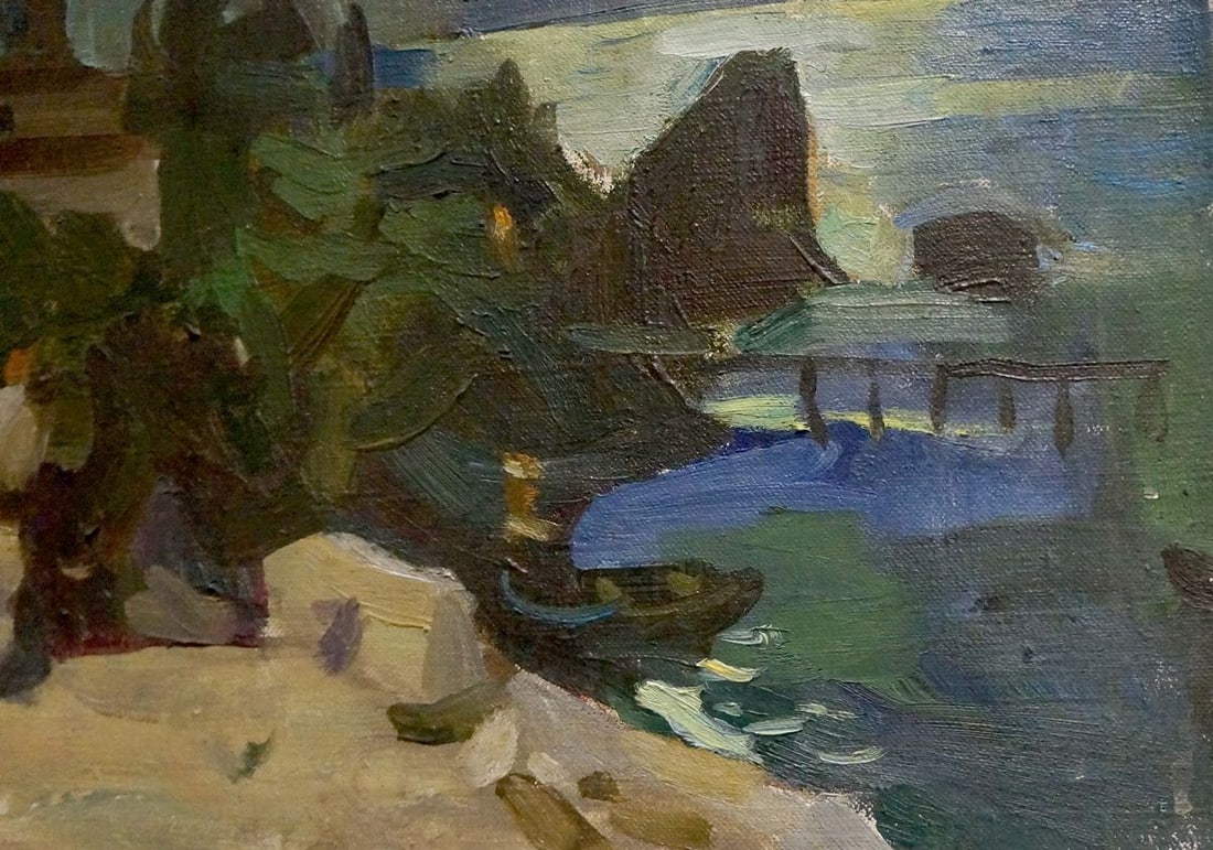 Oil painting Night city - 4