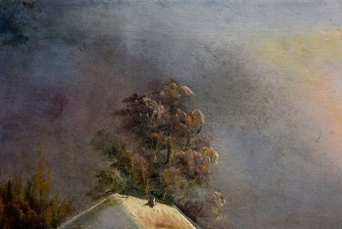 Oil painting Winter fairy tale - 3