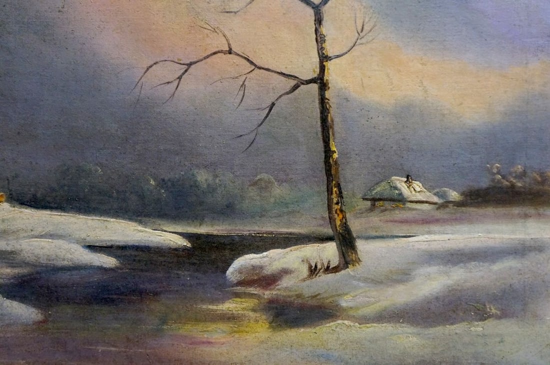 Oil painting Winter fairy tale - 5