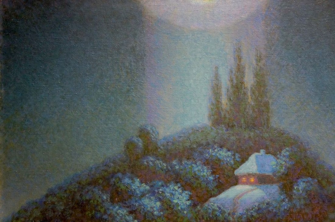 Oil painting Winter fairy tale Volik Pavel Ivanovich - 3