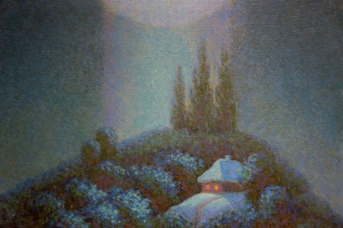 Oil painting Winter fairy tale Volik Pavel Ivanovich - 4