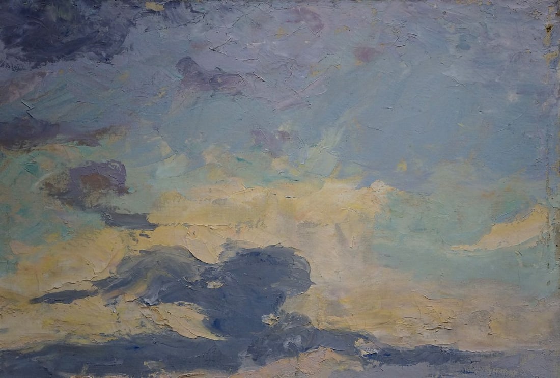 Oil painting Evening landscape Tyukha Ivan Andreevich - 4
