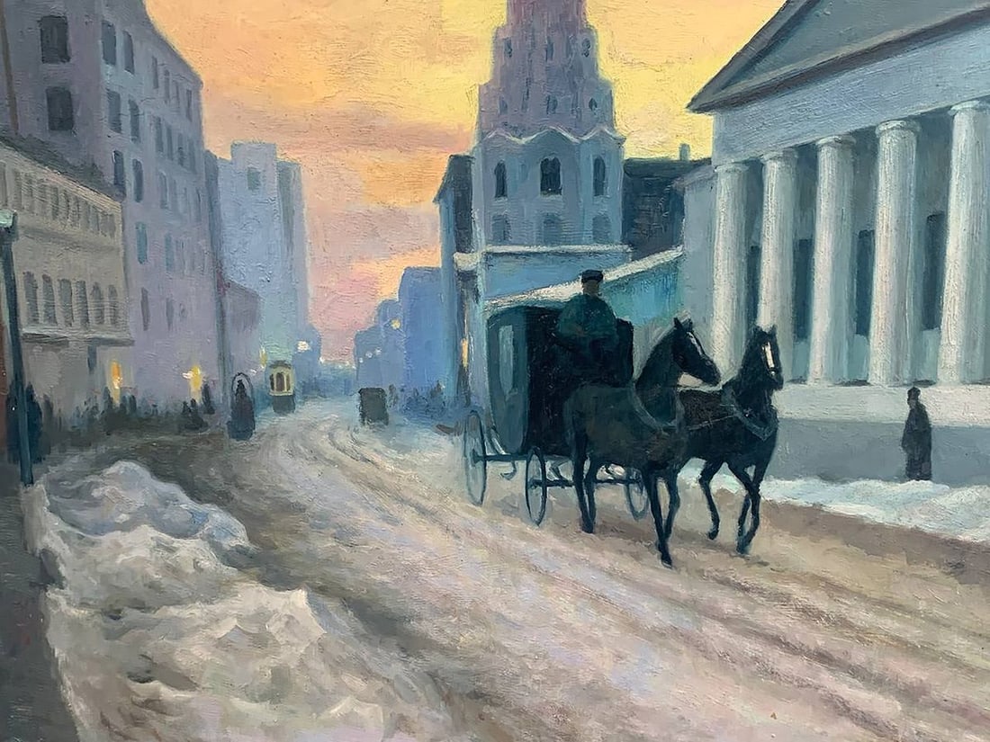 Oil painting Kharkiv city Veksler Abram Iosifovich - 5