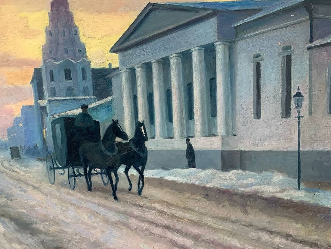 Oil painting Kharkiv city Veksler Abram Iosifovich - 6