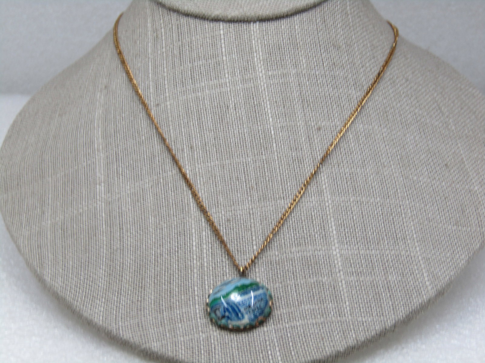 Vintage Niagra Falls Souvenier Necklace, 18", 1950's-1960's - 2