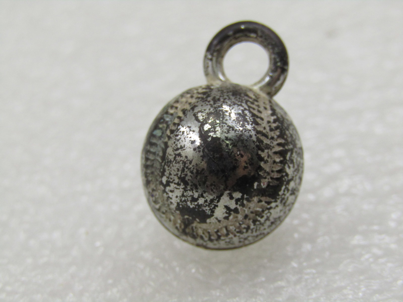 Vintage Baseball Charm/Pendant, Browns, Silver Tone, Mid-Century - 4