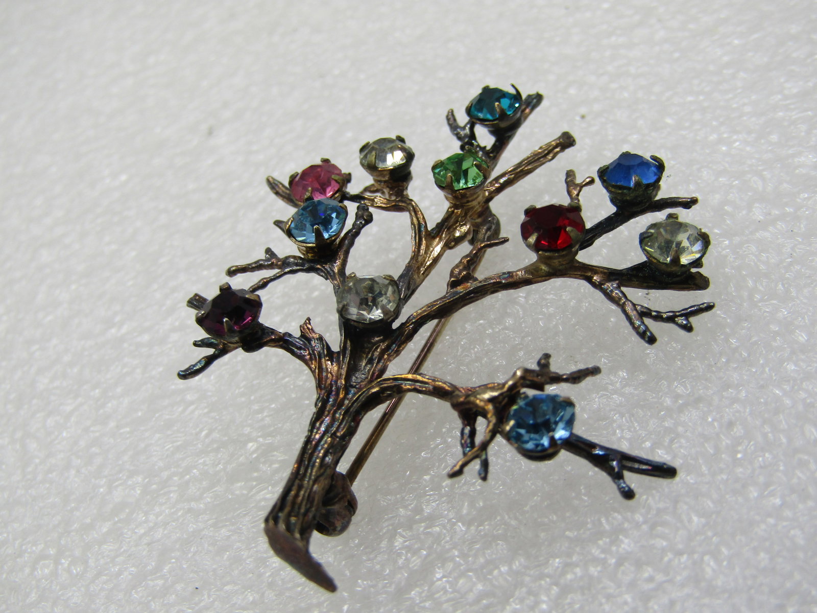 Vintage Sterling Mother's/Grandmother's Family Tree Brooch, Catamore Signed - 4