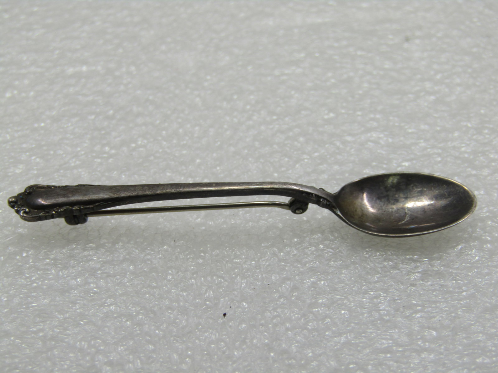 Vintage Sterling Lunt Spoon Brooch, 2.75" - 3