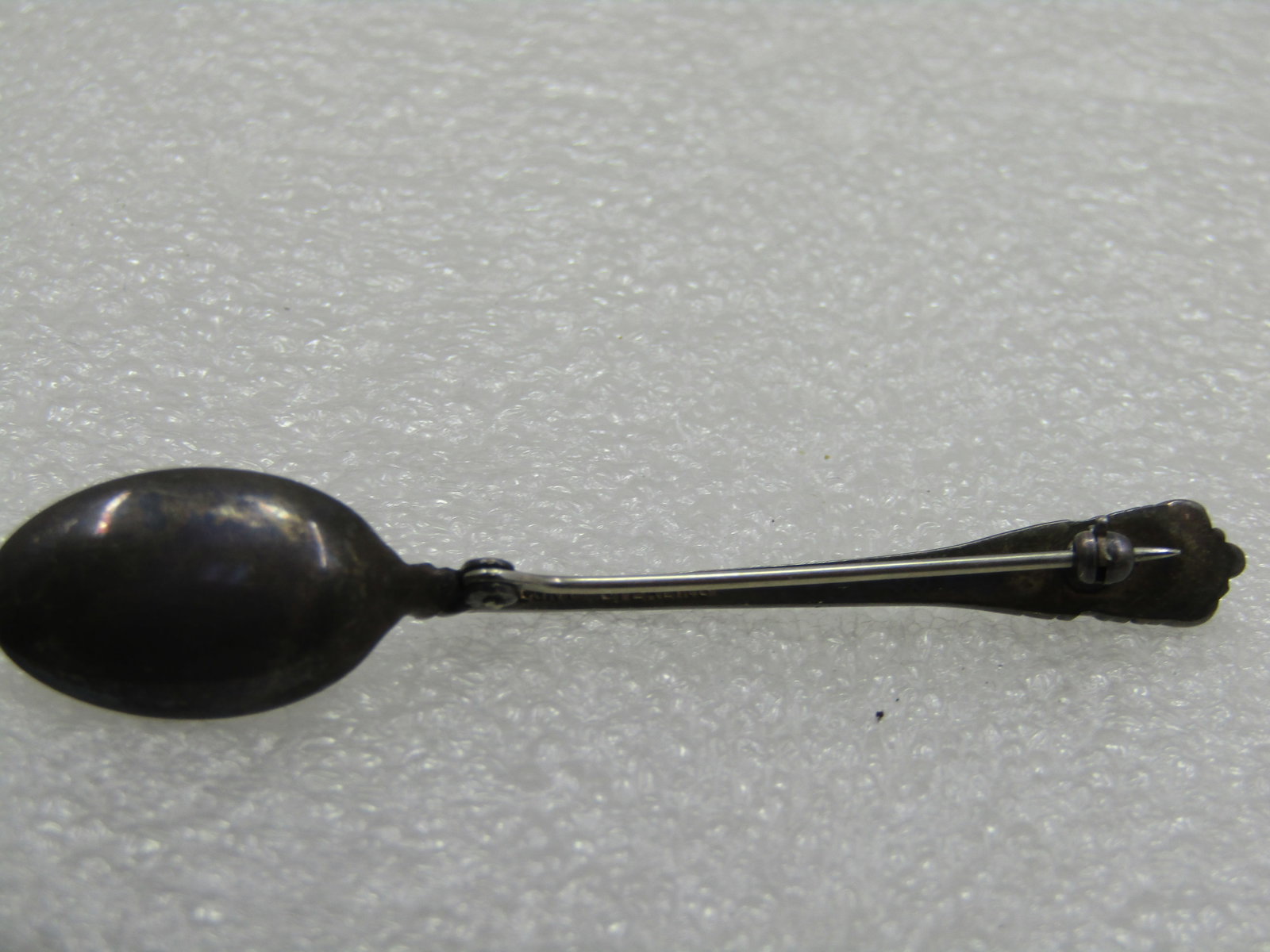 Vintage Sterling Lunt Spoon Brooch, 2.75" - 5