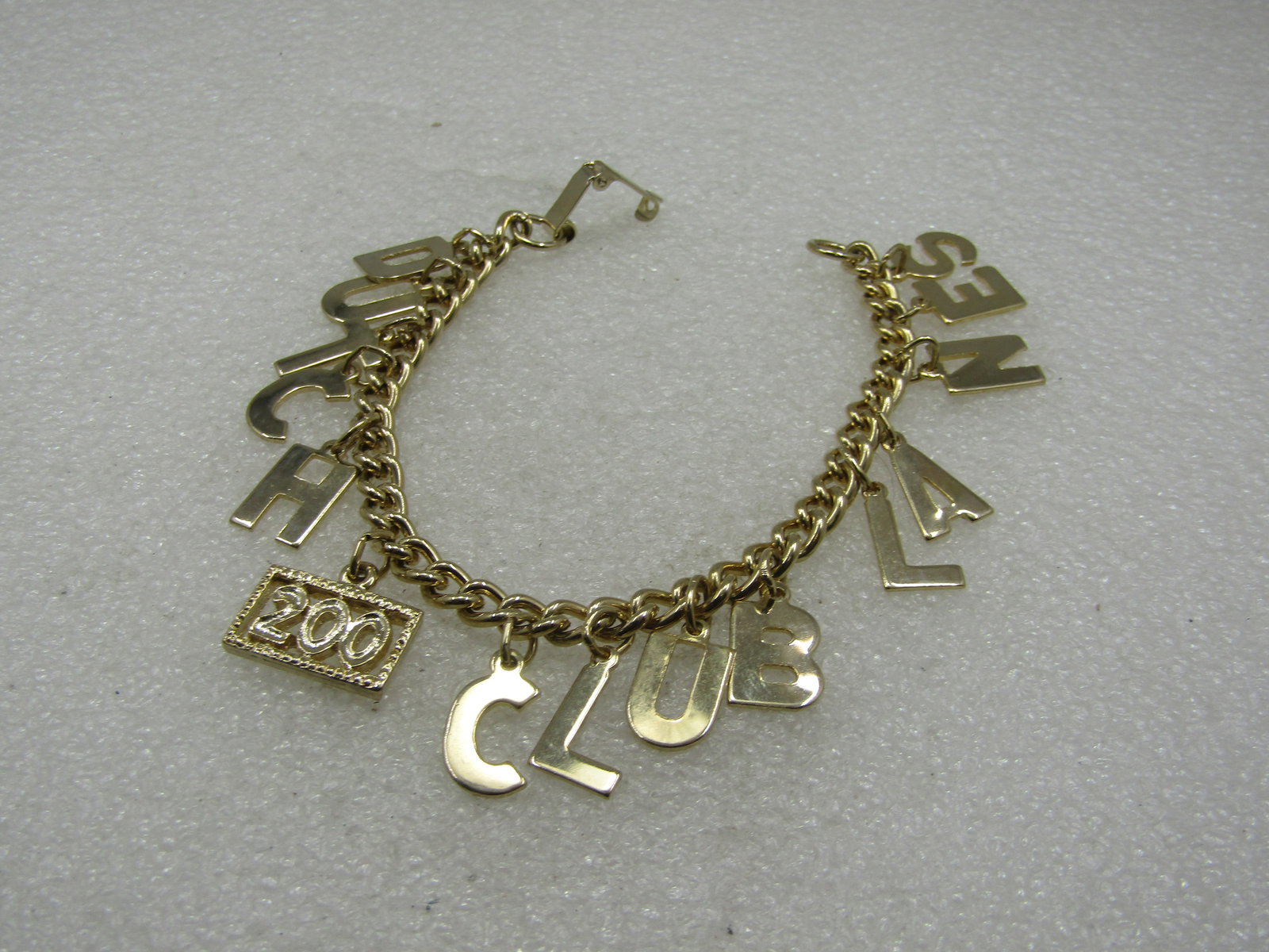 Vintage Dutch Lanes 200 Club Charm Bowling Bracelet, 7" - 2