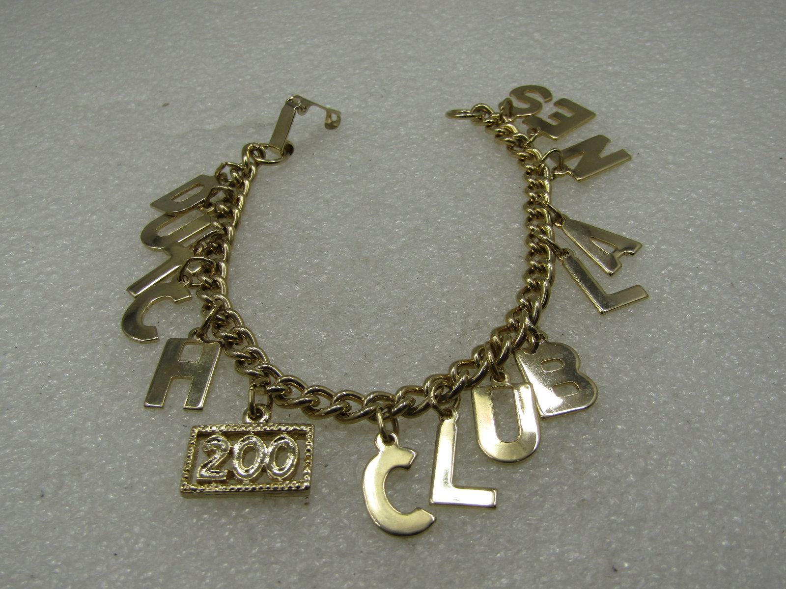 Vintage Dutch Lanes 200 Club Charm Bowling Bracelet, 7" - 3
