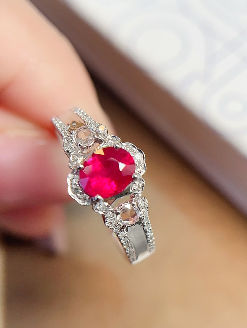 18K Gold Ruby Ring - 2