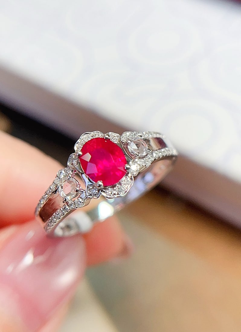 18K Gold Ruby Ring - 3