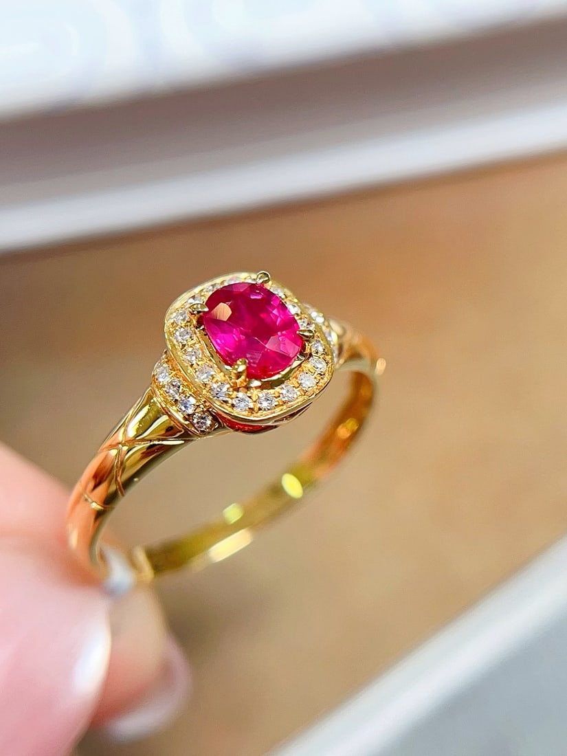 18K Gold Ruby Ring - 3