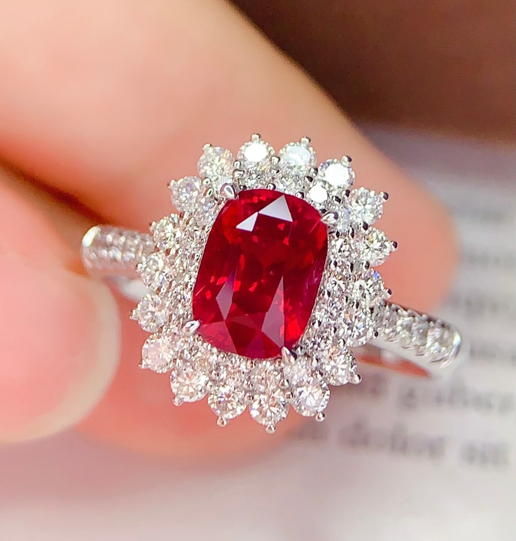 18K Gold Natural Spinel Ring - 3