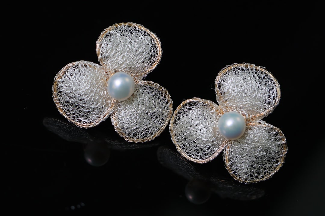 Natural Freshwater Pearl Earrings - 2