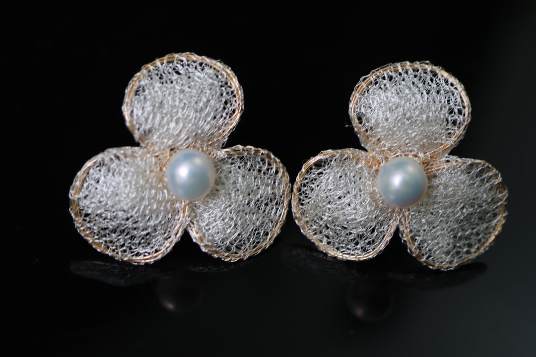 Natural Freshwater Pearl Earrings - 3