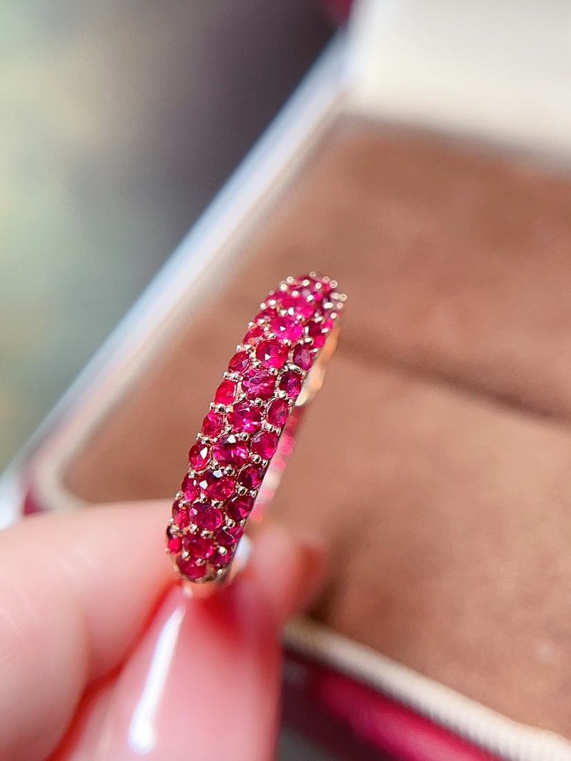 18K Gold Ruby Ring - 2