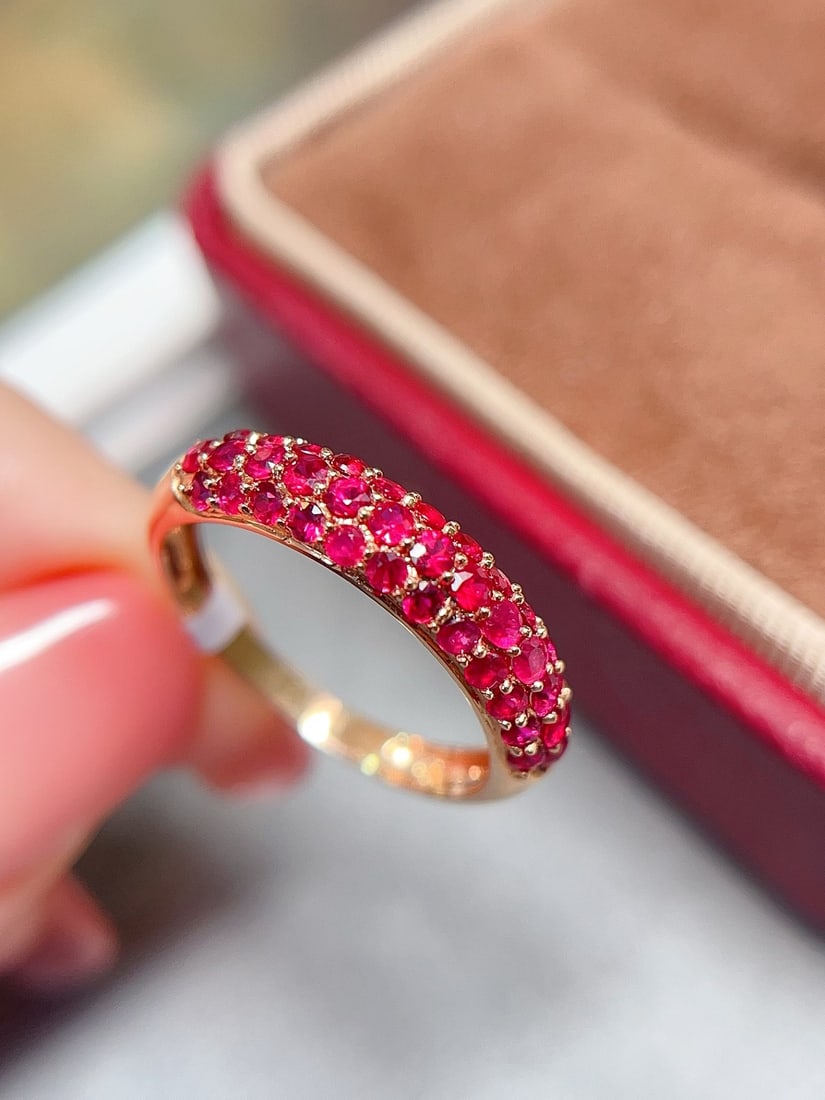18K Gold Ruby Ring - 3
