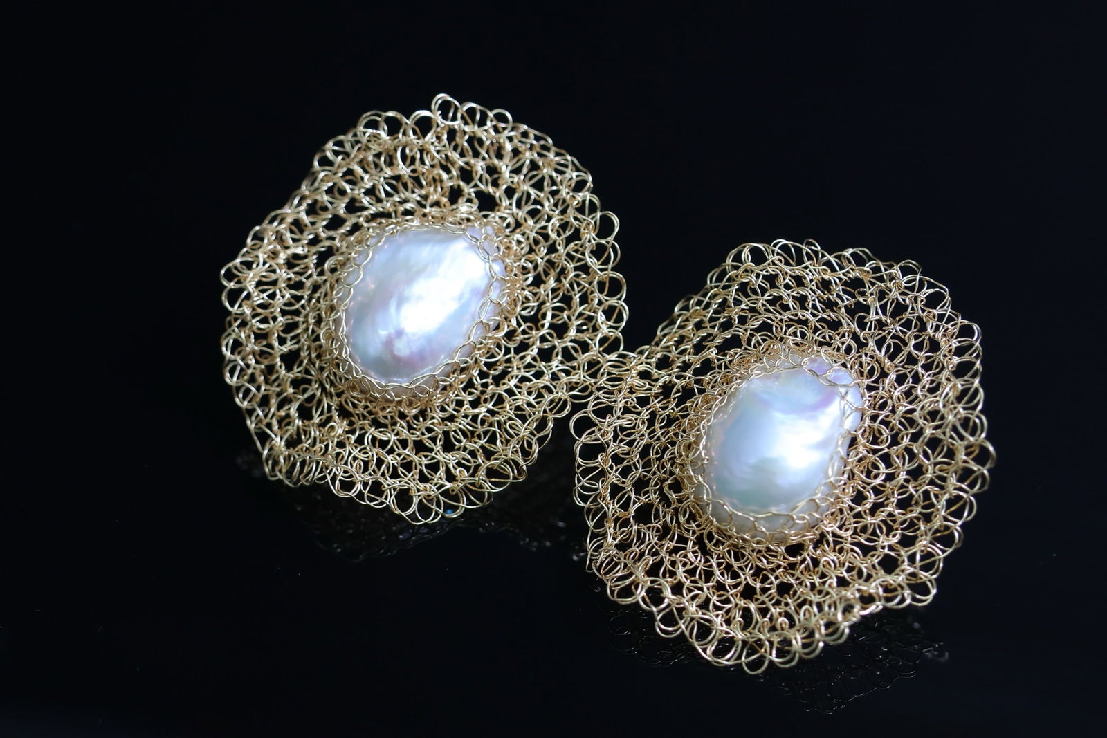 Natural Baroque Pearl Earrings - 3