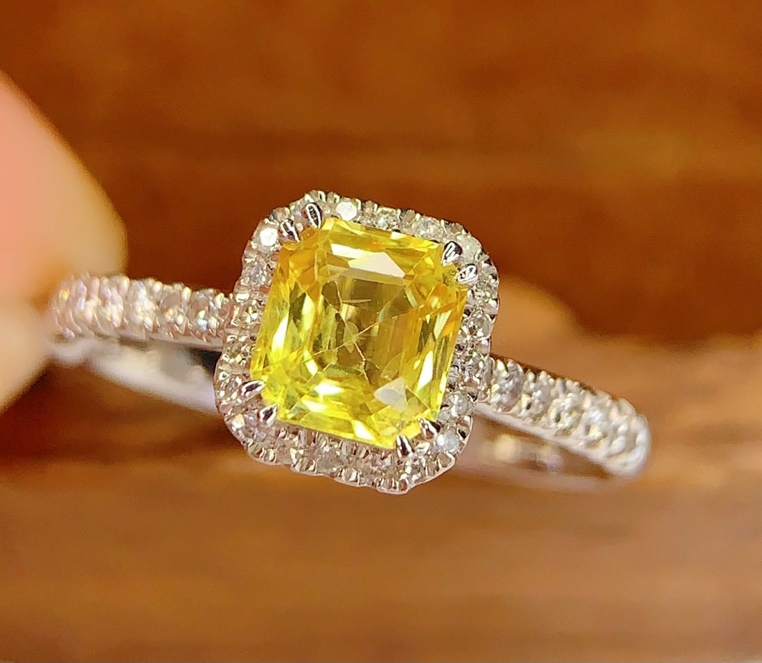 PT950 Natural Fancy Blue Sapphire Ring - 3