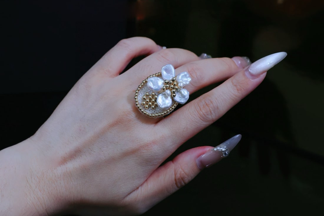 Natural Freshwater Pearl Ring - 4