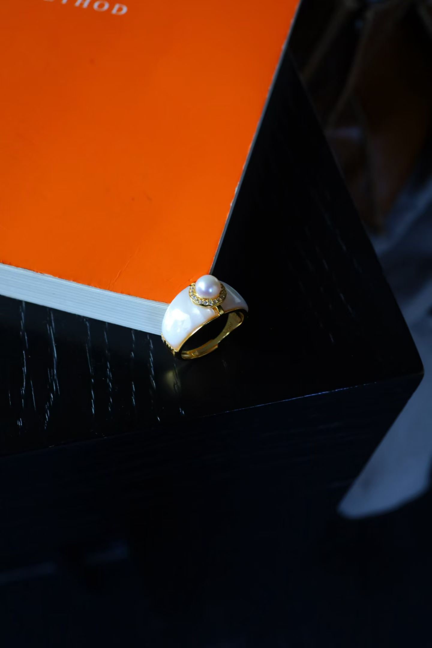 Sterling Silver Natural Pearl Ring - 4
