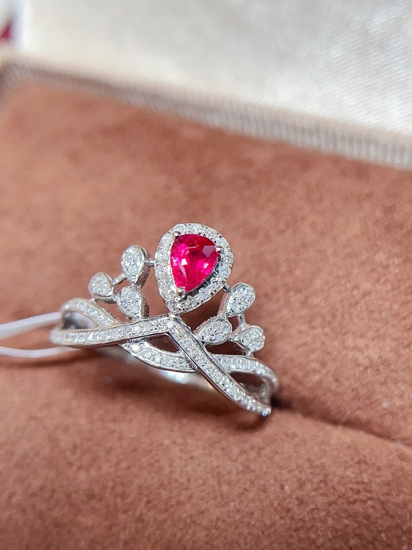 18K Gold Ruby Ring - 2