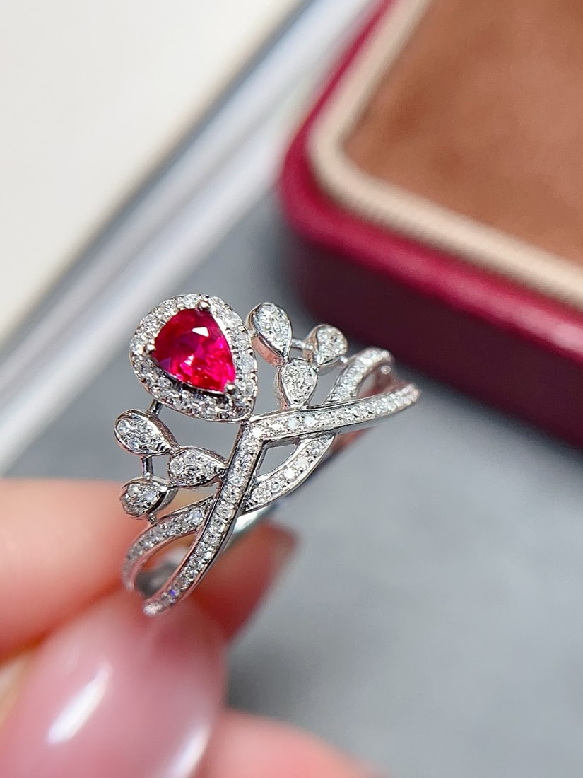 18K Gold Ruby Ring - 3