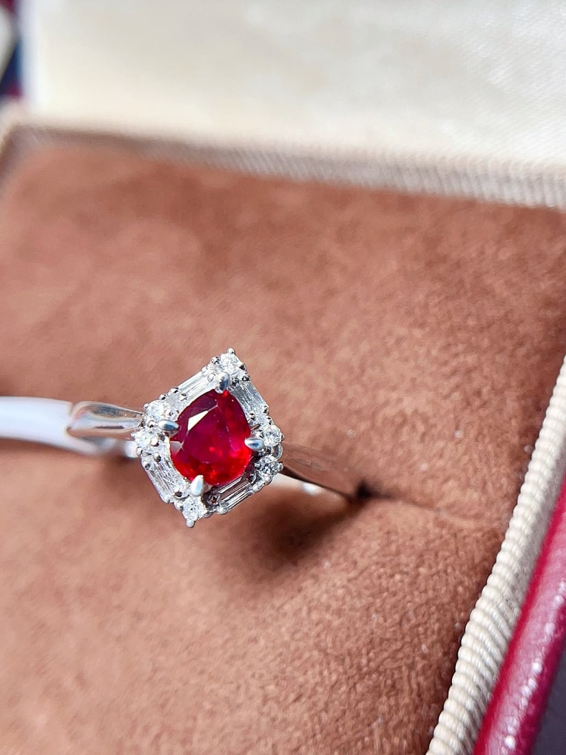 18K Gold Ruby Ring - 2
