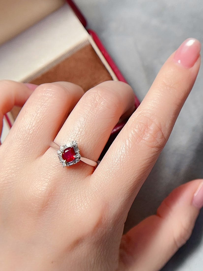 18K Gold Ruby Ring - 5