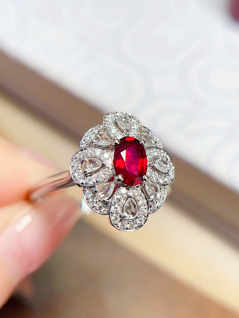 18K Gold Ruby Ring - 2