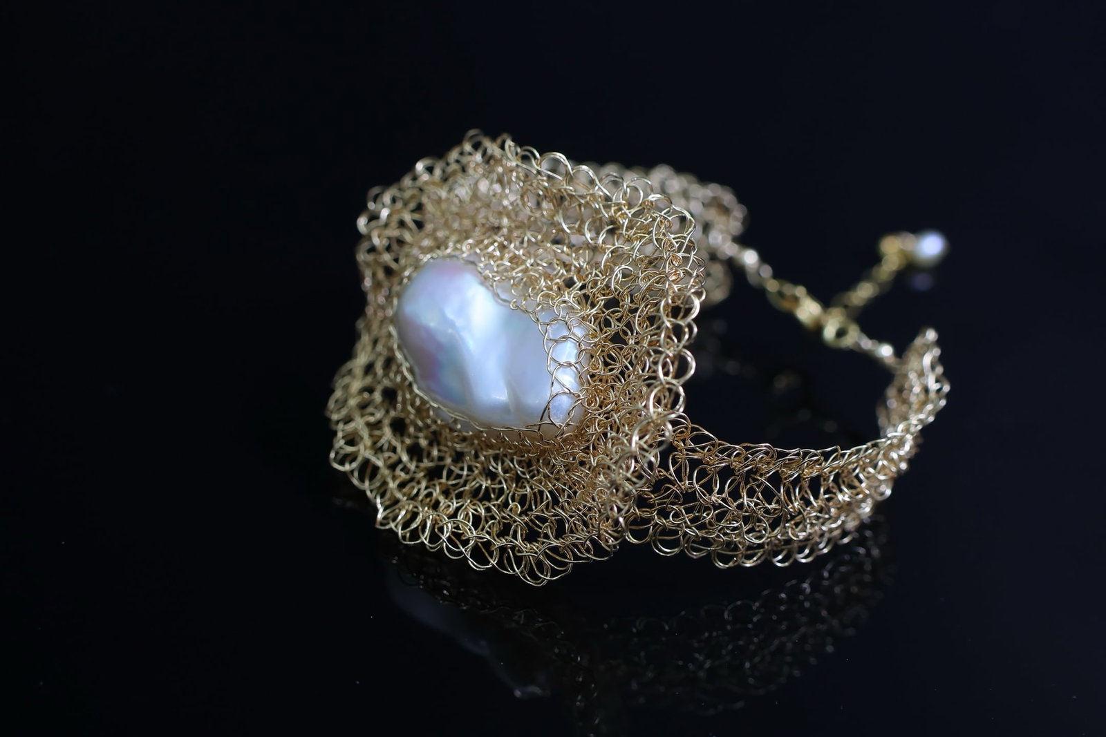 Natural Baroque Pearl Bracelet - 2