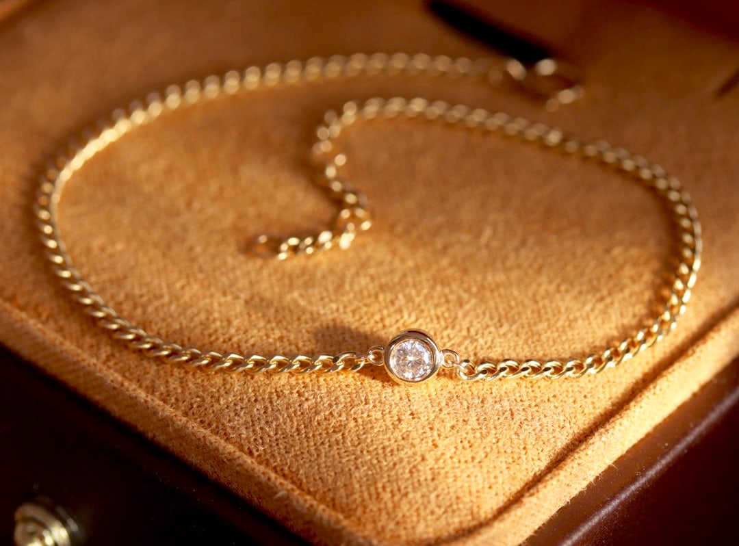 18K Gold Diamond Bracelet - 2